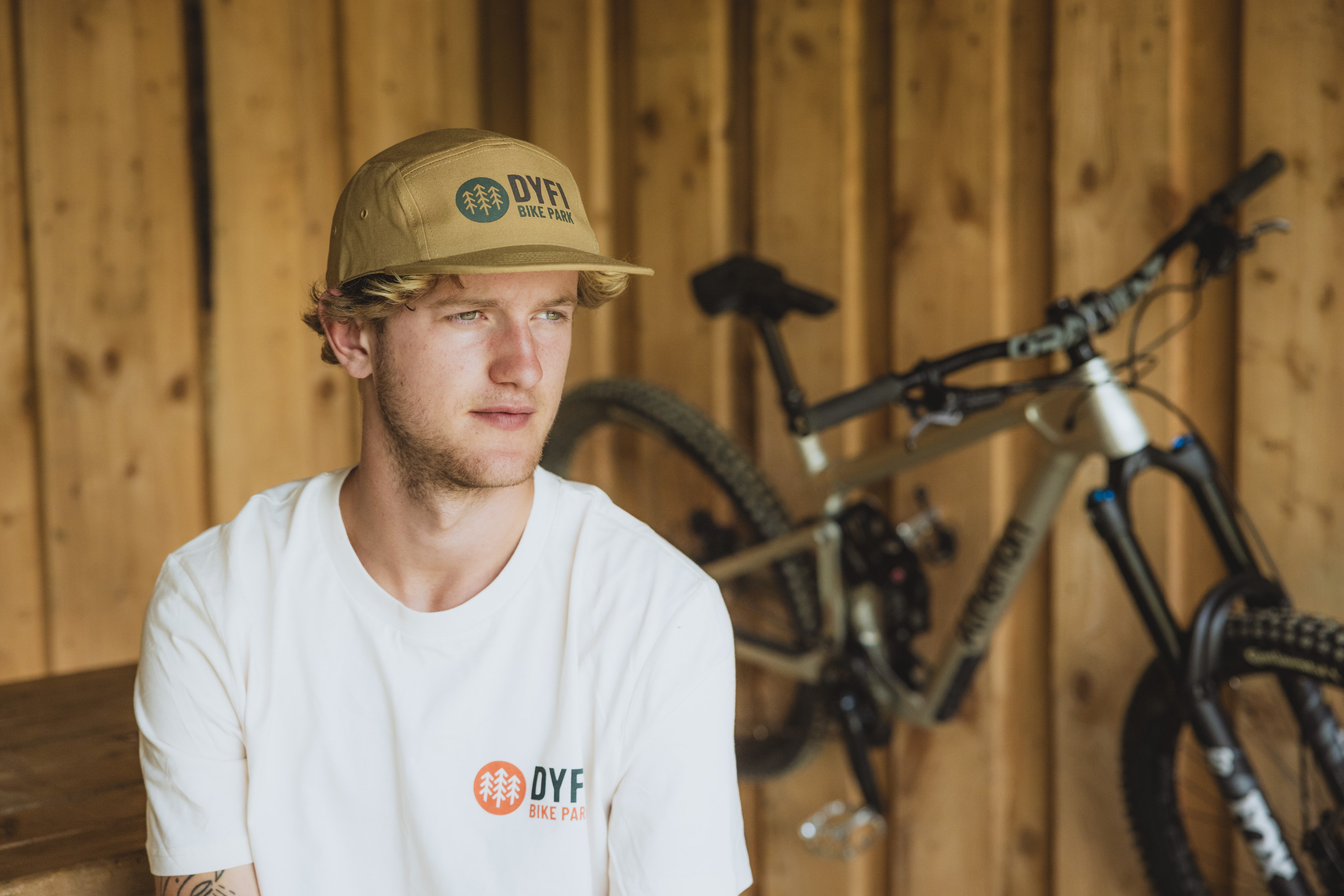 Dyfi Olive Cap - Worn by Dennis in Dyfi Bike Park